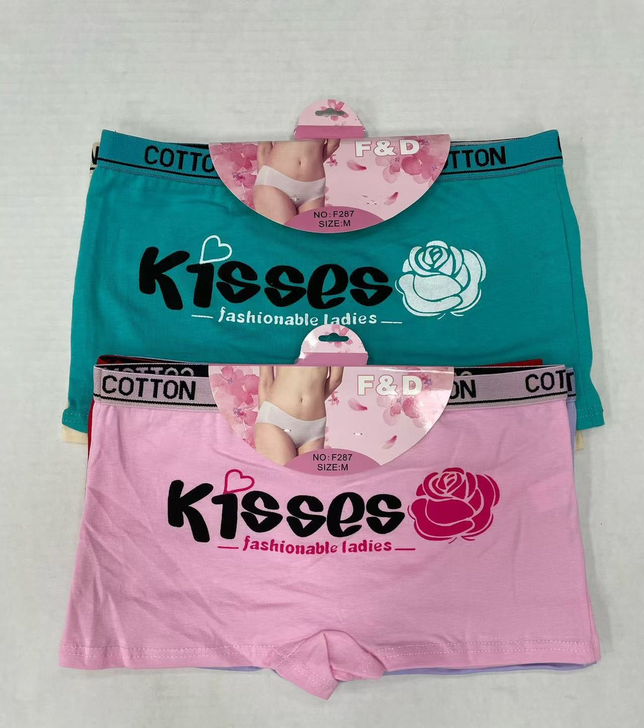 12-Pack Women's Cotton Boyshort Panties - Soft Breathable Assorted Colors – view 10
