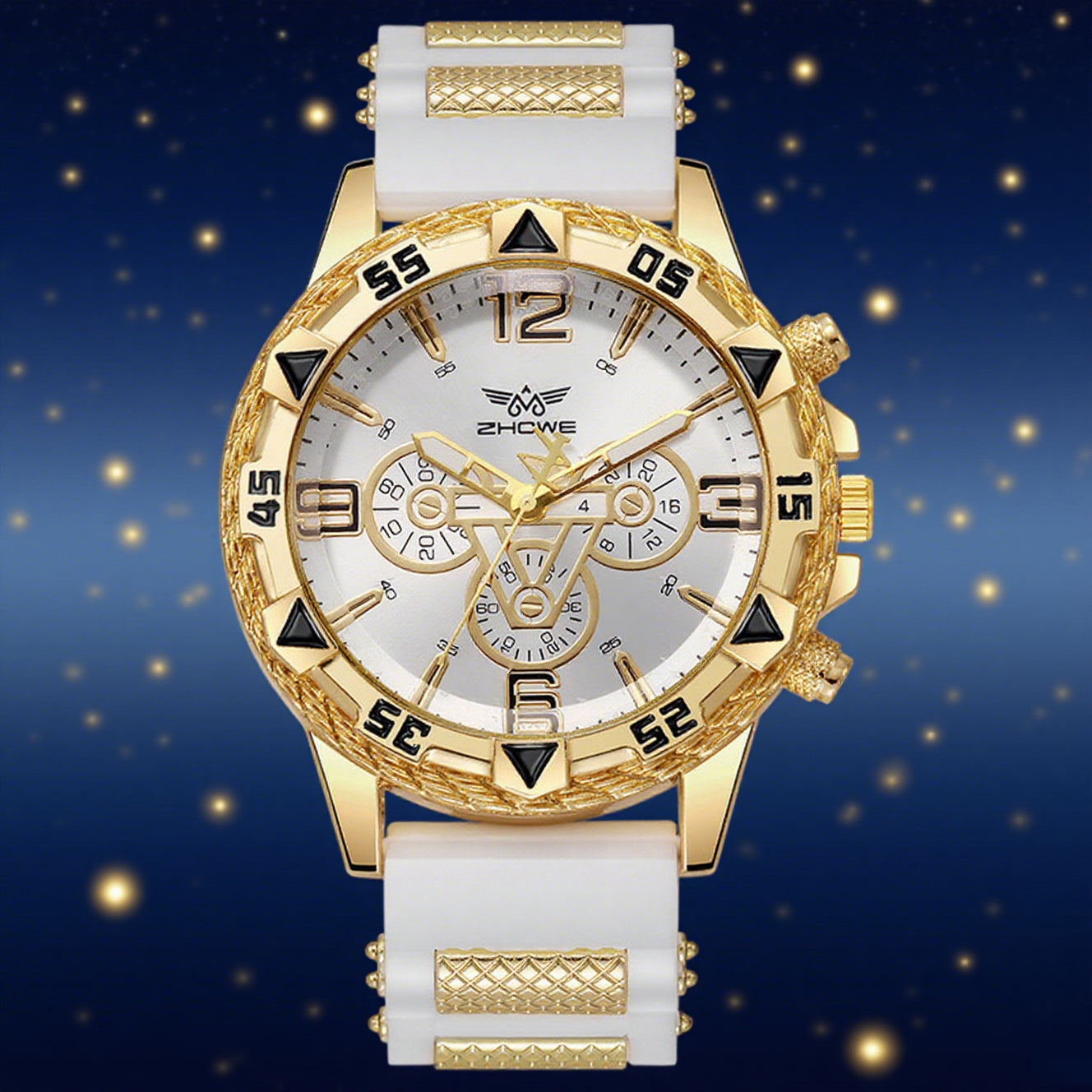 Men's Business Quartz Watch with Silicone Strap – Luxury Calendar Wristwatch, Casual Sport Style, Affordable Gift for Him, Reloj Hombre