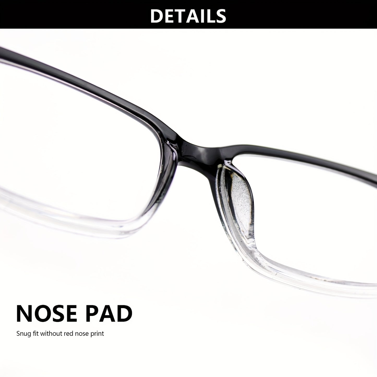 Reading Glasses 10 Pack Ultra Light Square Frame HD Clear Lenses Vintage Style Metal Accents Black Gradient Brown Strengths +1.0 to +4.0 Seniors Office Gift