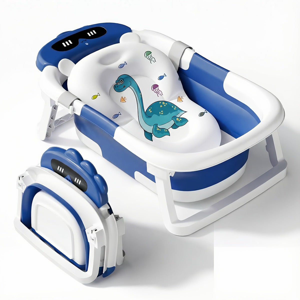 Baby Bathtub - Foldable Non-Slip Travel Soft – view 8