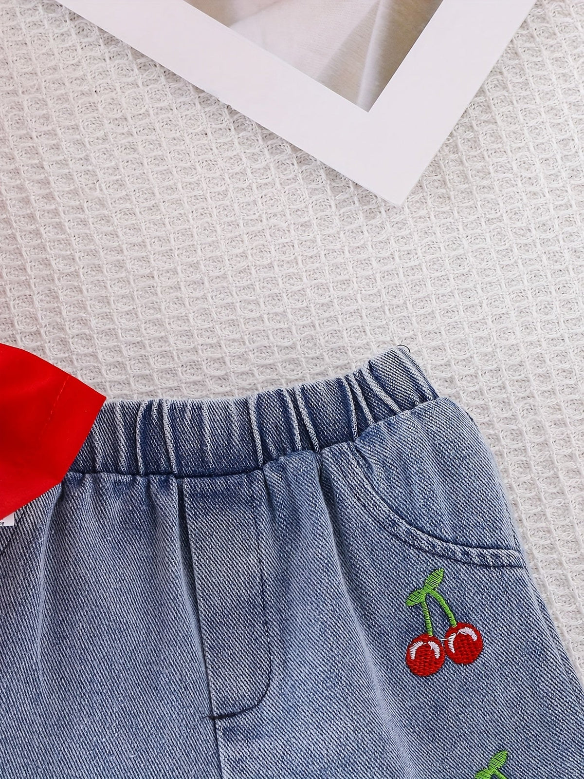 Baby Girl Denim Outfit Set - Sleeveless Summer 2405 – view 15