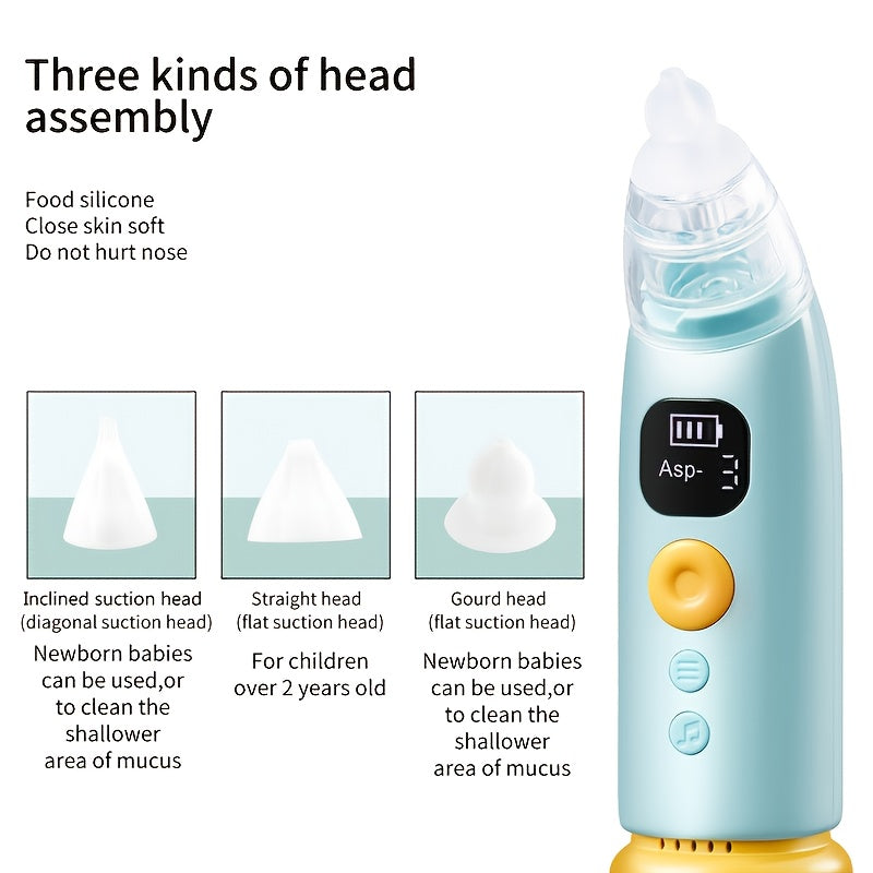 Baby Nasal Aspirator - Adjustable Electric Soft Nose – view 6