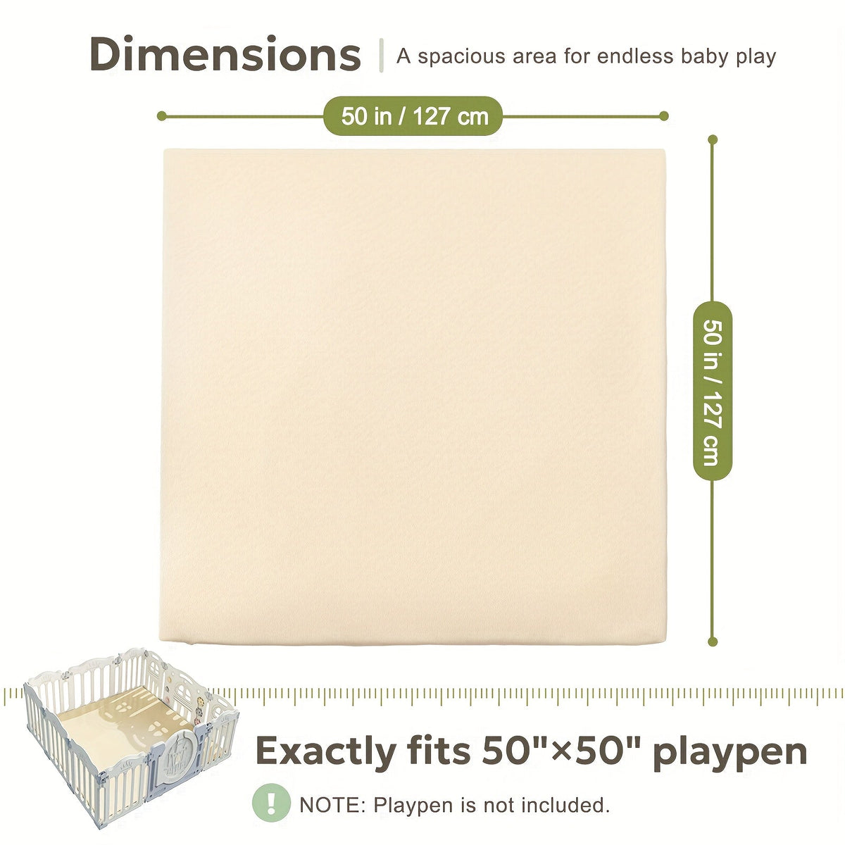 Baby Play Mat - Waterproof Padded Soft Floor – view 4