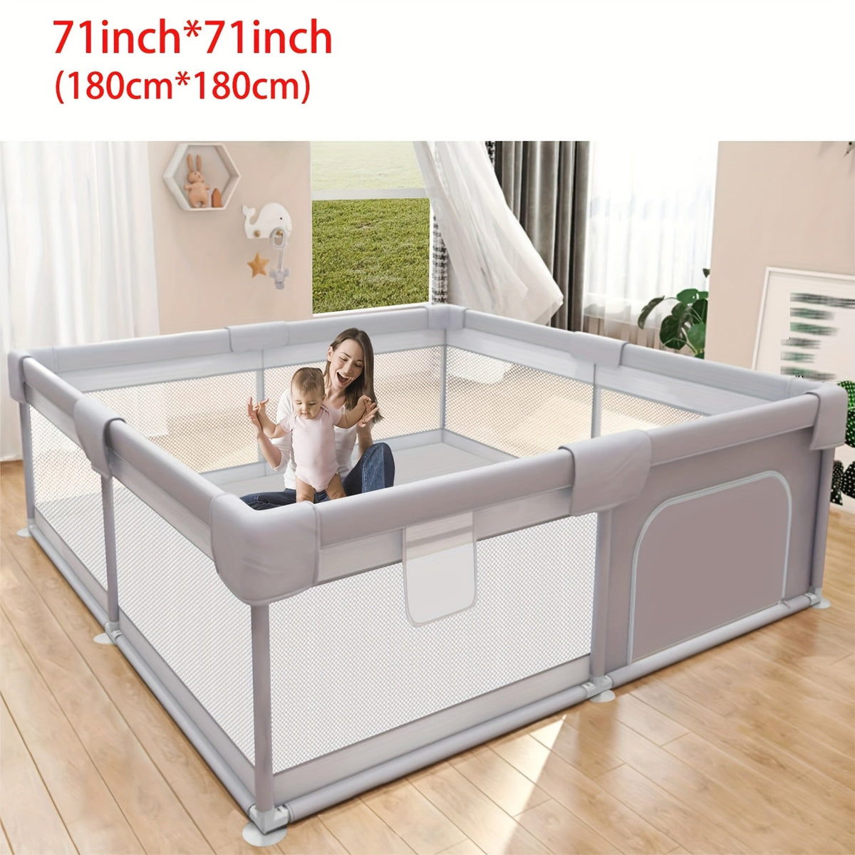 Baby Playpen - Breathable Soft Playpens Multiple – view 12