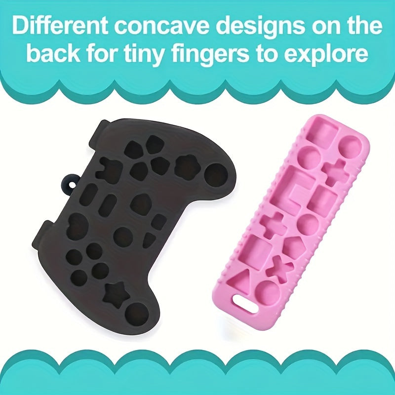 Baby Remote Control Teething Toys - Soft TV remote and game controller chew shapes – view 5