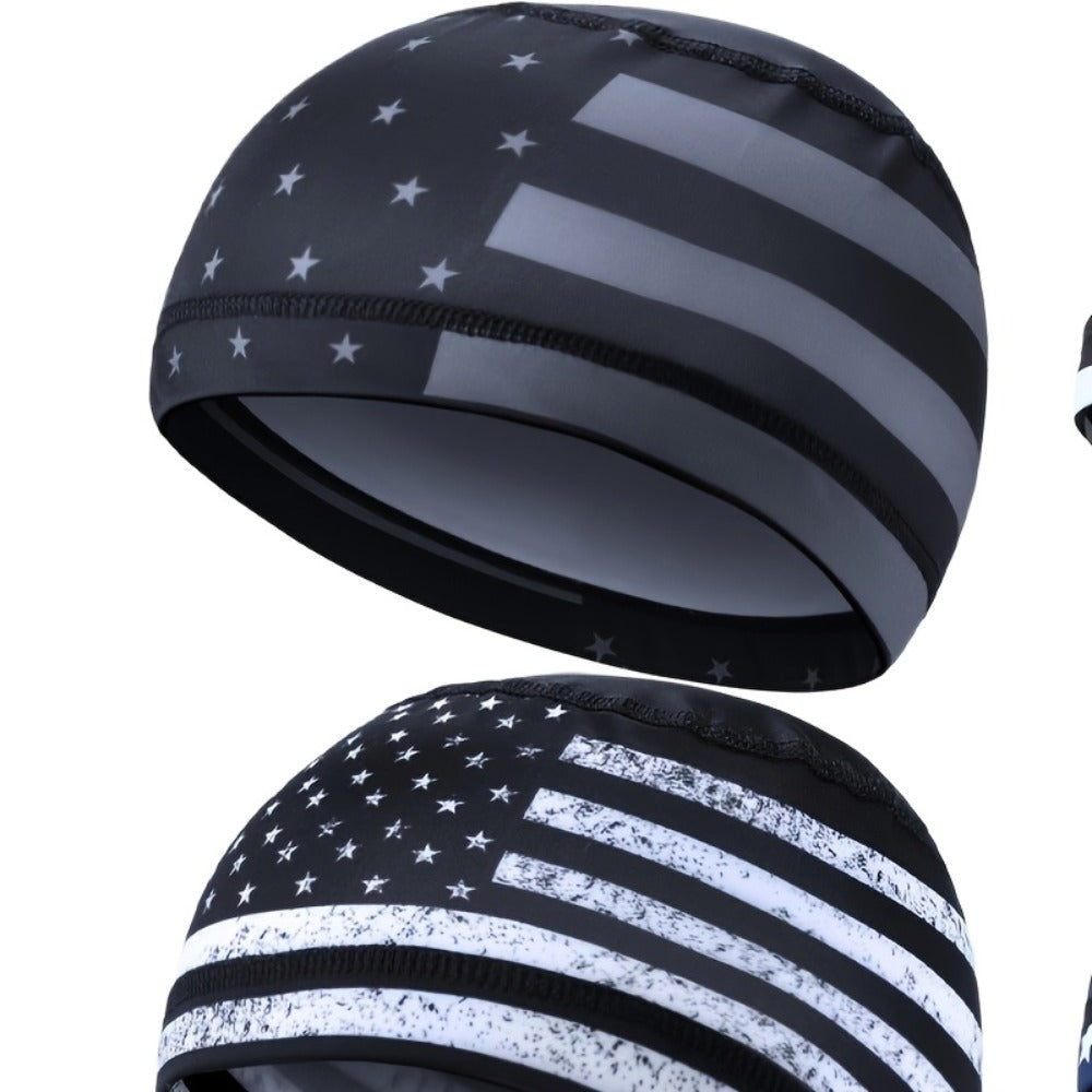 Beanie Hat - Cooling Skull Cap Set of 8 Moisture-Wicking Polyester Spandex Sport for - product detail view 5