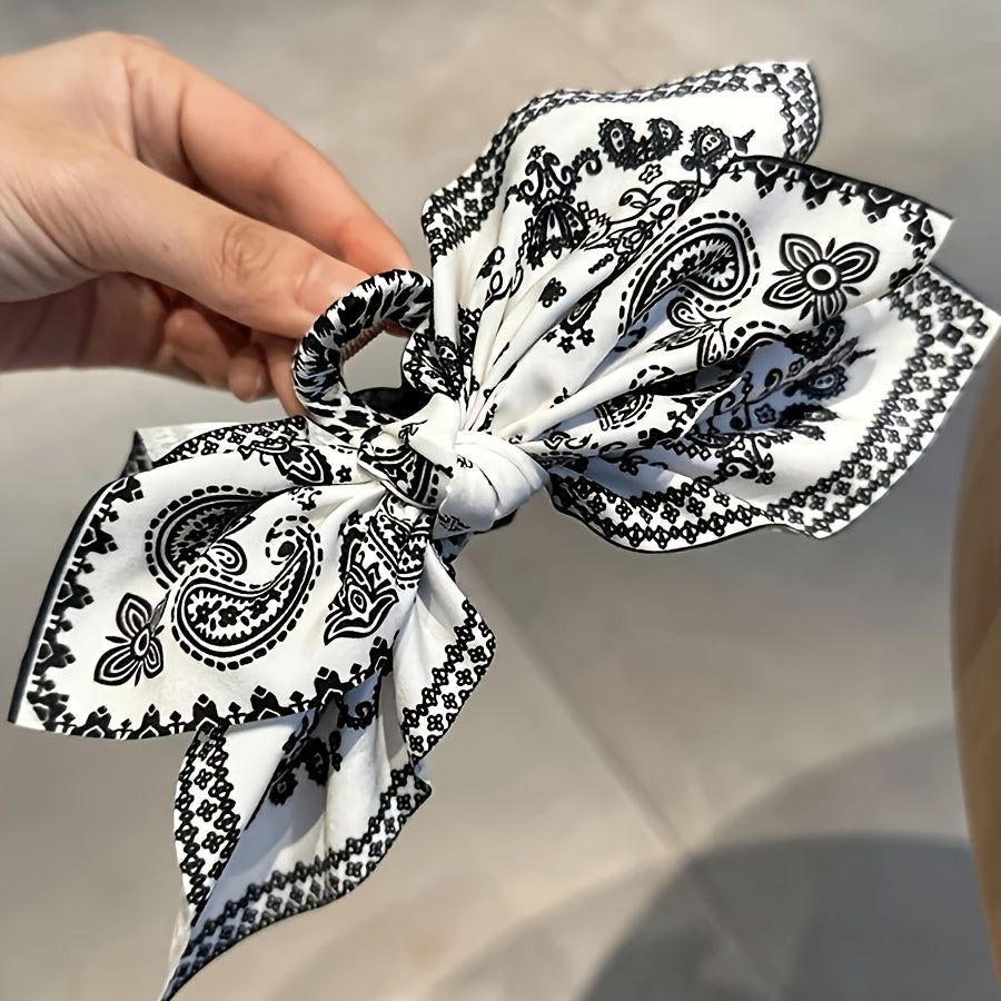 Hair Claw Clips 4pcs Vintage Bow Nonslip Strong Hold Jaw Clip Boho Style Hair Accessories for Women Girls Thick Thin Hair All Types