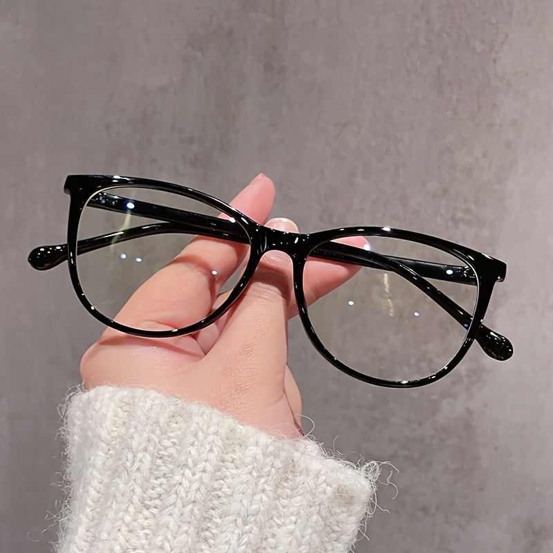 Blue Light Blocking Glasses Women Full Rim Metal Hinge Lightweight Anti Blue Light Computer Glasses Gradient Lens Fashion Eyewear for Screen Work Photography Everyday Gift for Women