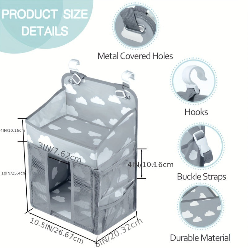 Diaper Organizer - Changing Table Hanging Stacker – view 4