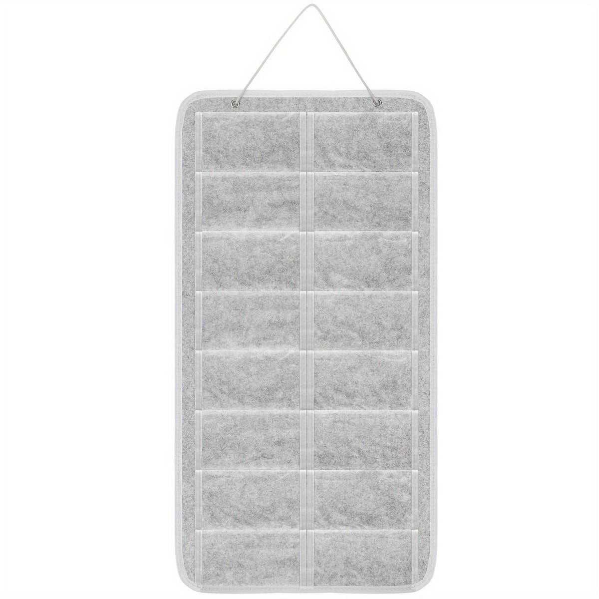 Eyewear Accessories - Sunglasses Organizer 16 Pockets Hanging Wall-Mounted Felt Storage Bag - product detail view 11