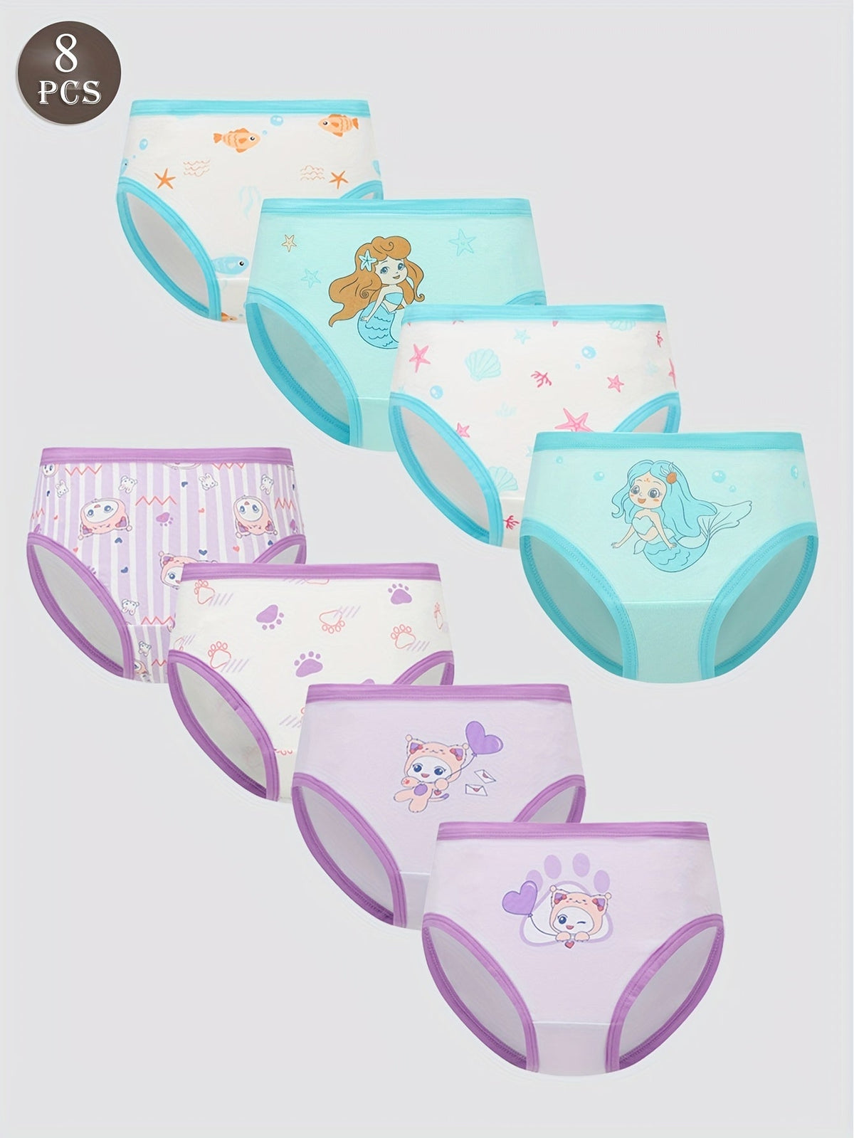 Girls' Briefs - 8-Pack Animal Print – view 23