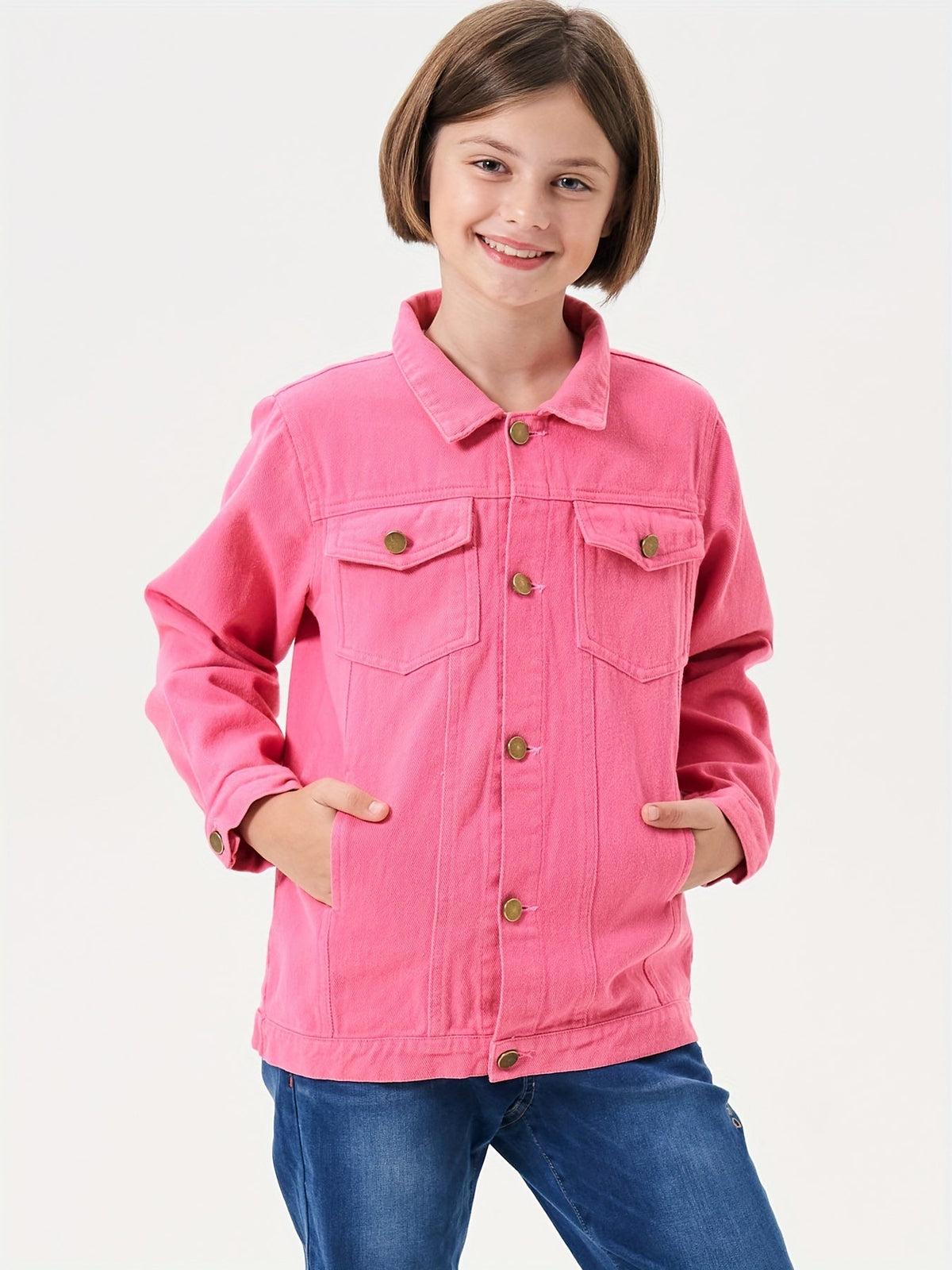 Girls' Coat – Girls' Denim Outerwear – view 16
