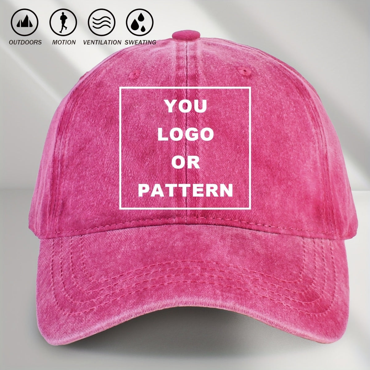 Hats - Snapback Baseball Cap Adjustable Unisex Breathable Outdoor Hat for Men - product detail view 15