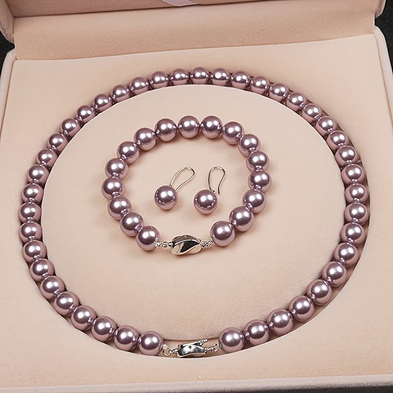Jewelry Set for Women - Freshwater Pearl for - 925 Sterling Silver Cultured Pearl Necklace - product detail view 12