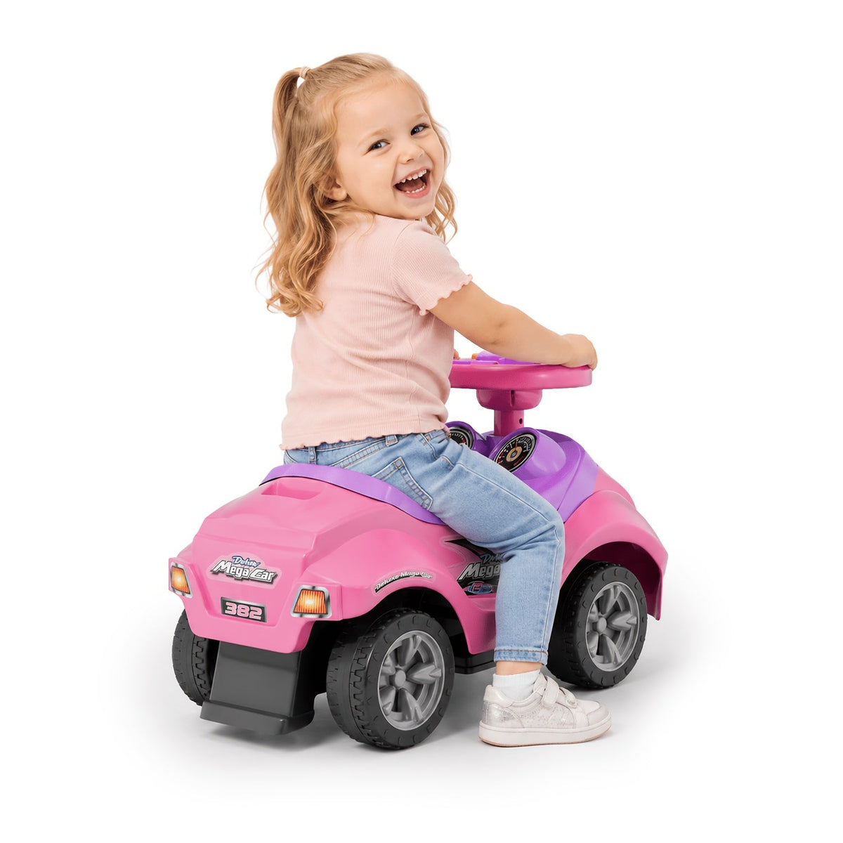 Kids' Ride-On Toy – 3-in-1 Kids Ride-On Push Car - Ride-on, walker and push-cart modes with – view 6