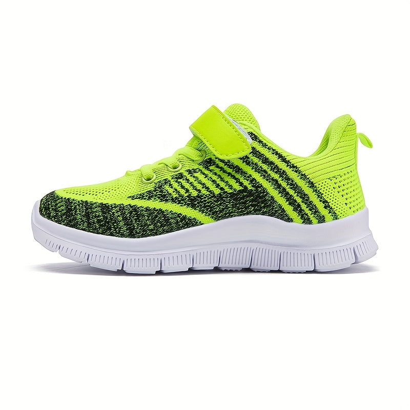 Kids' Running Shoes - Breathable Mesh & Lightweight – Green / Blue – view 10