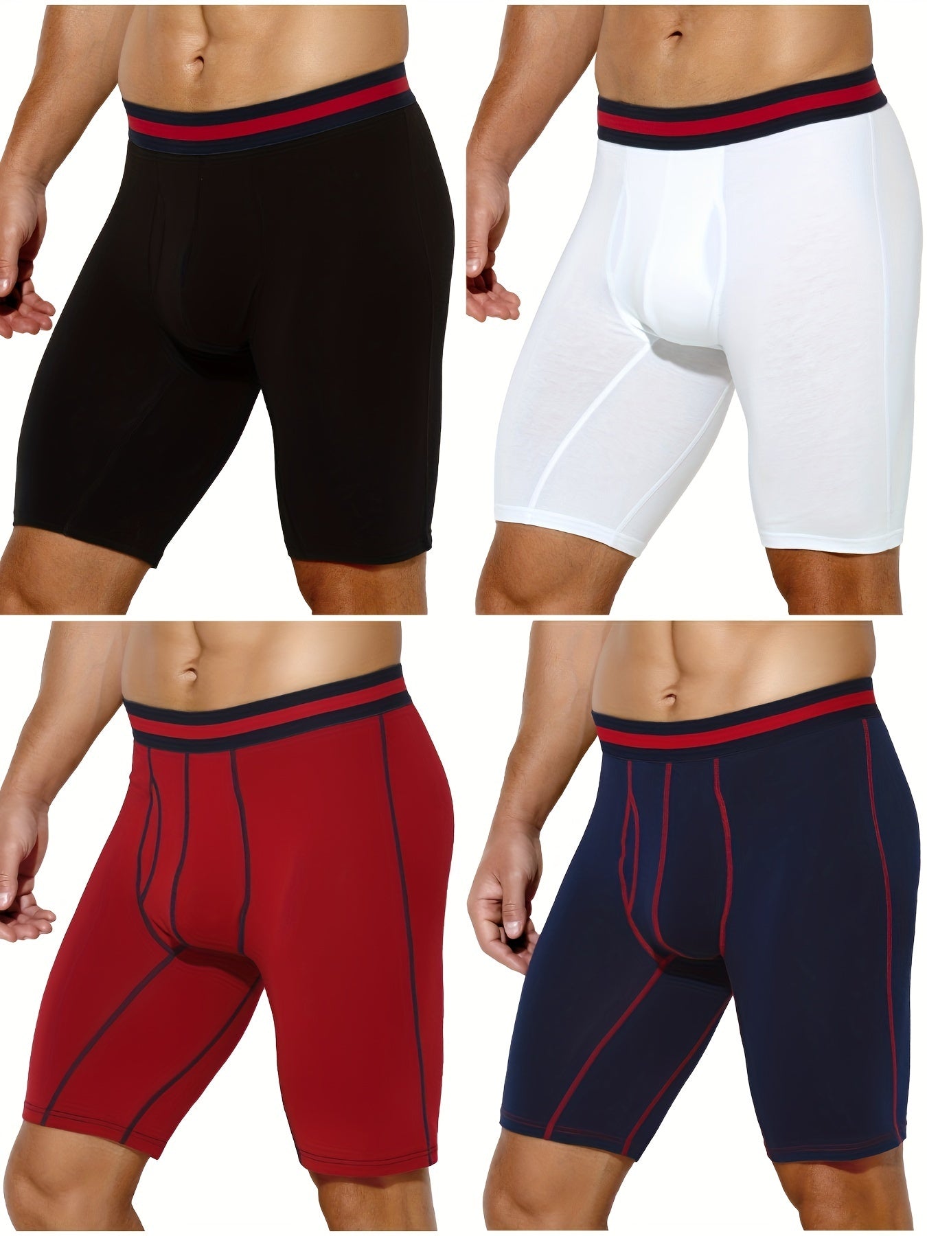 Men’s 4-Pack Boxer Briefs - Breathable Daily Comfort – Sizes M–XXXL – view 17