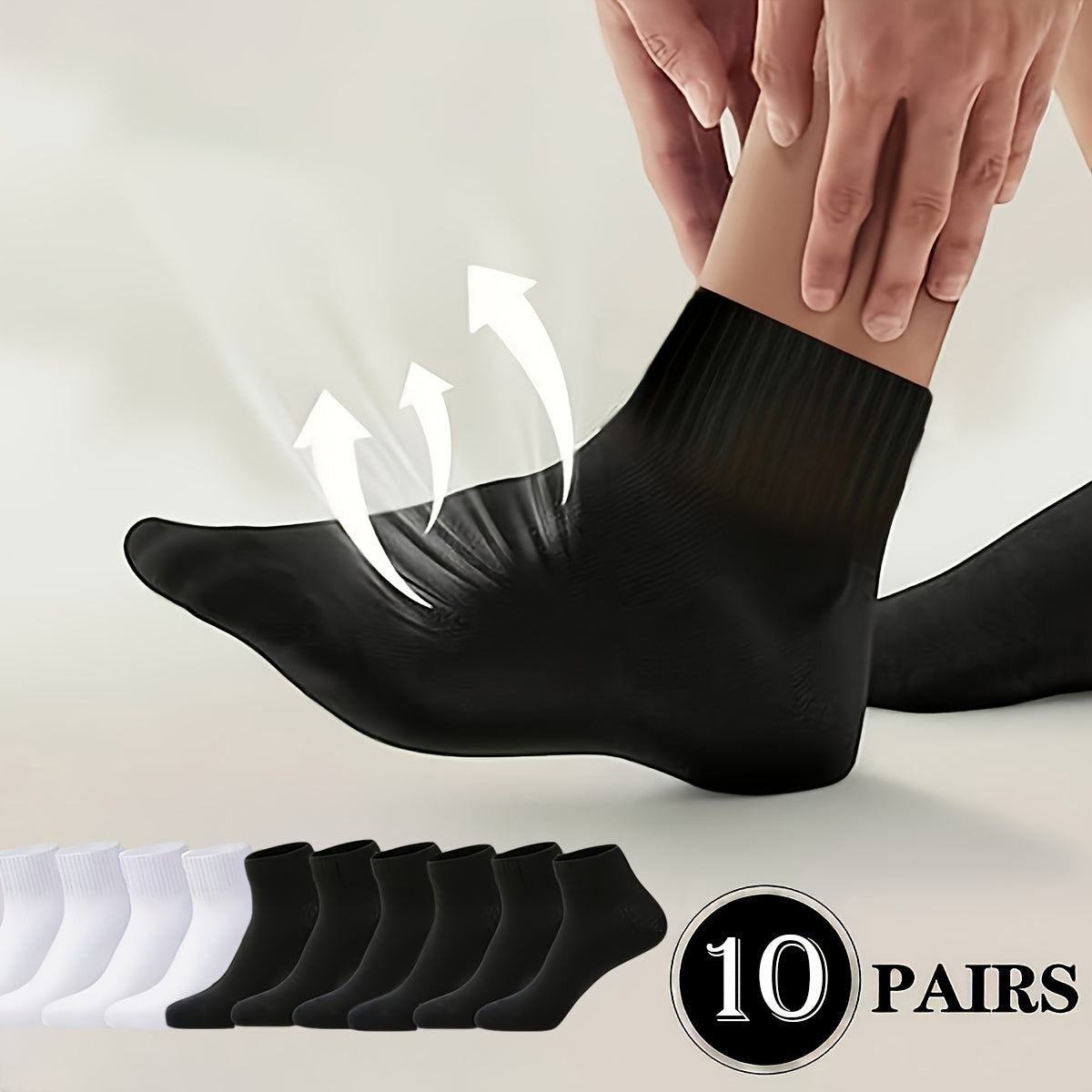 Men's Athletic Ankle Socks - 10-Pair Pack – view 8