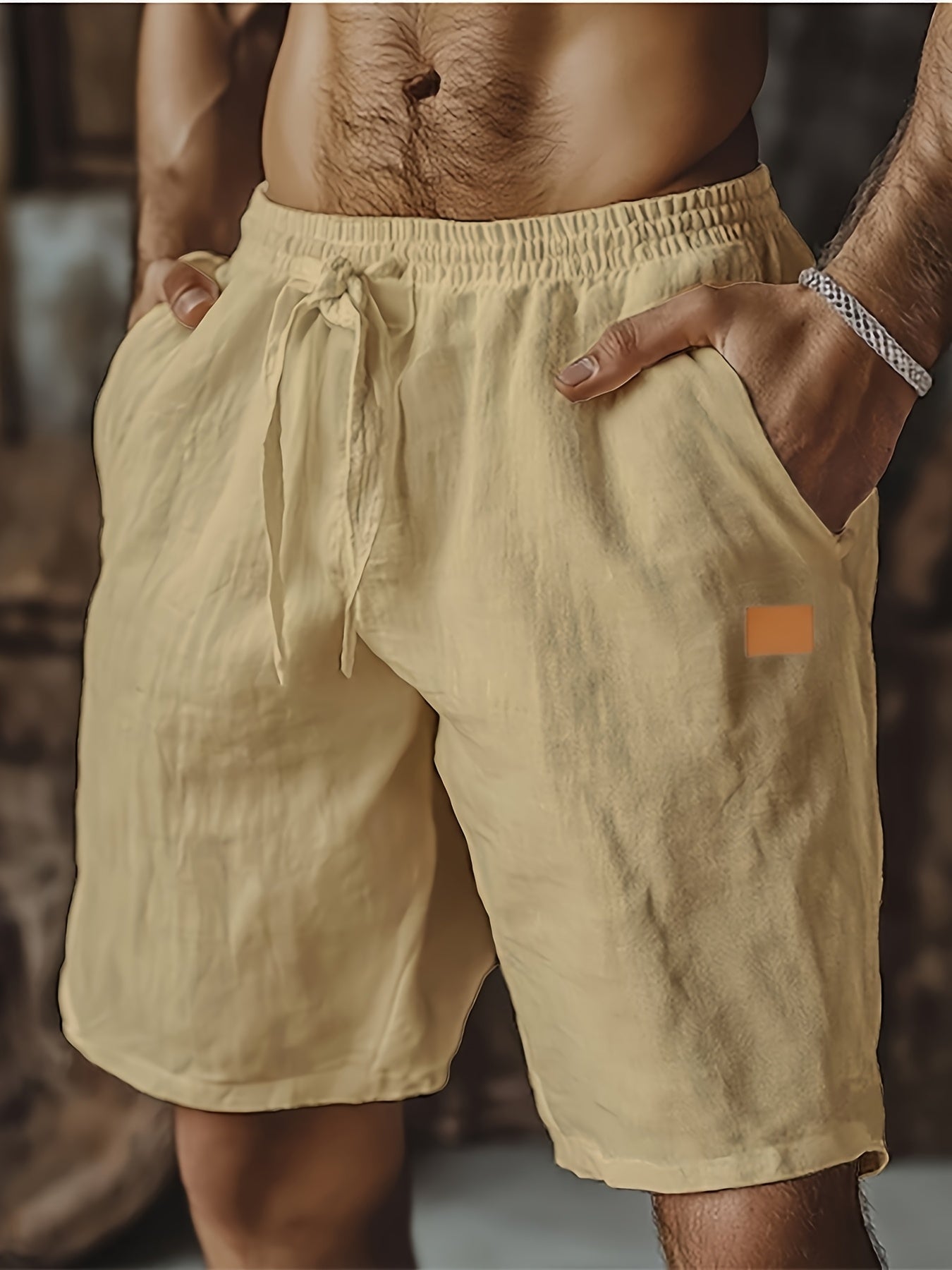 Men's Beach Shorts - Drawstring Waist With Pockets – view 16