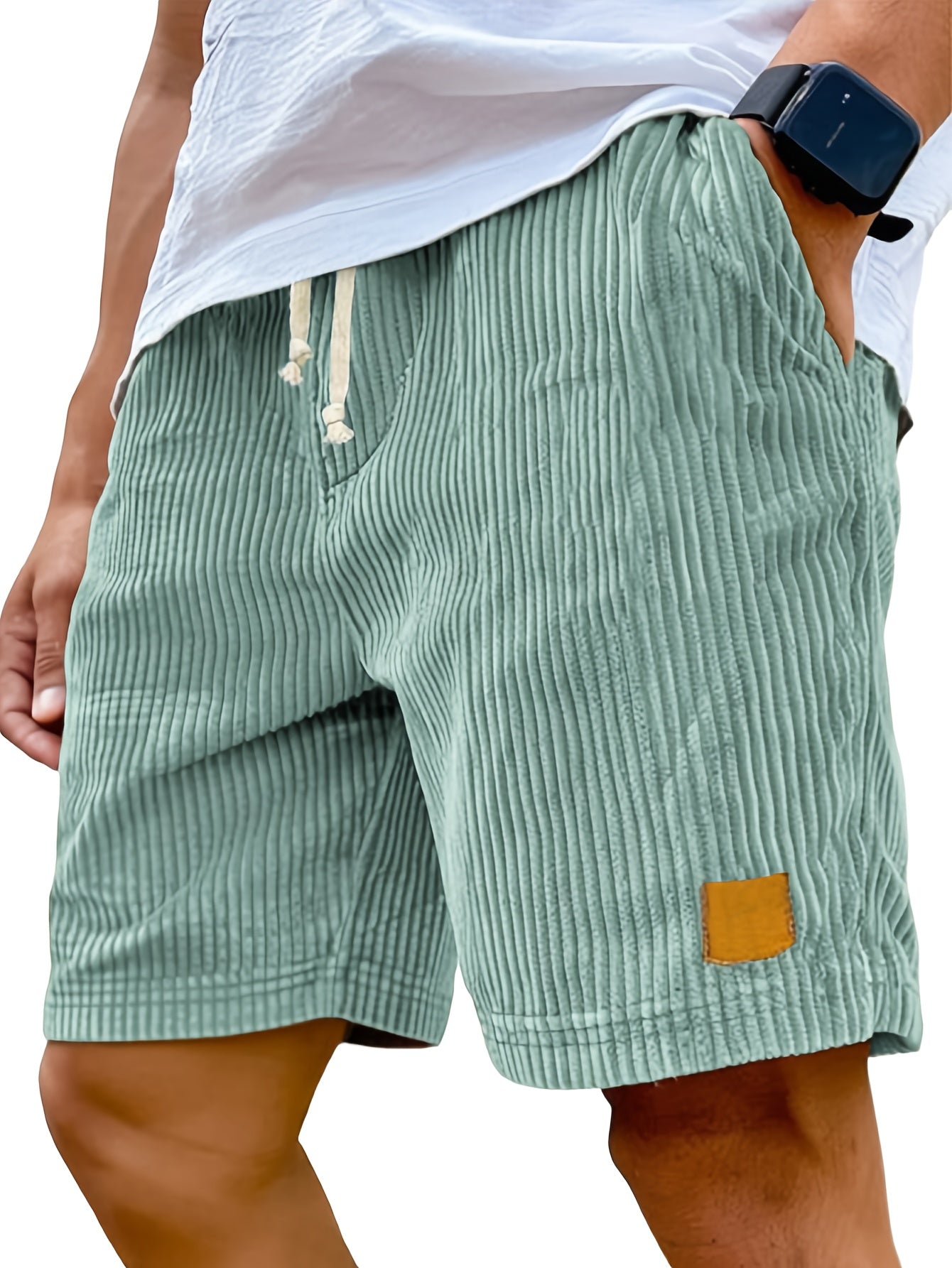 Men's Casual Shorts - Stretch With Pockets – Navy Color Lace – view 18