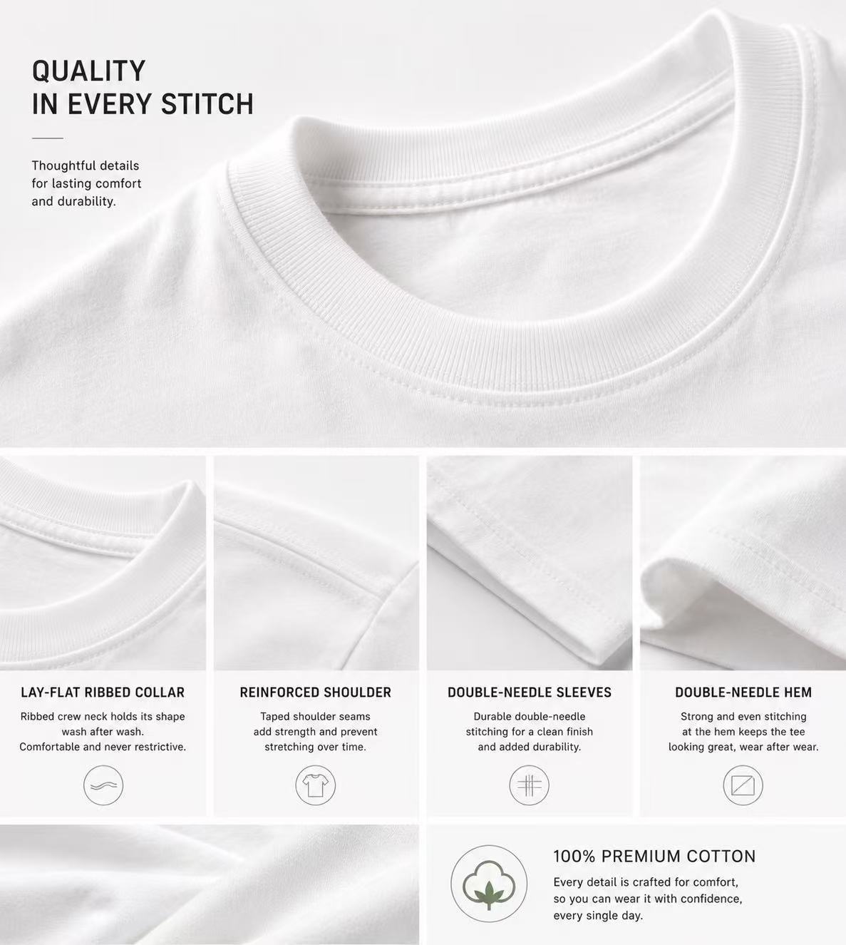 Men's Classic T-Shirt - Crew Neck Short Sleeve – view 8
