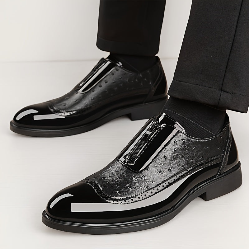 Men's Dress Shoes & Oxfords - Non-Slip Sole – Navy Color – view 9