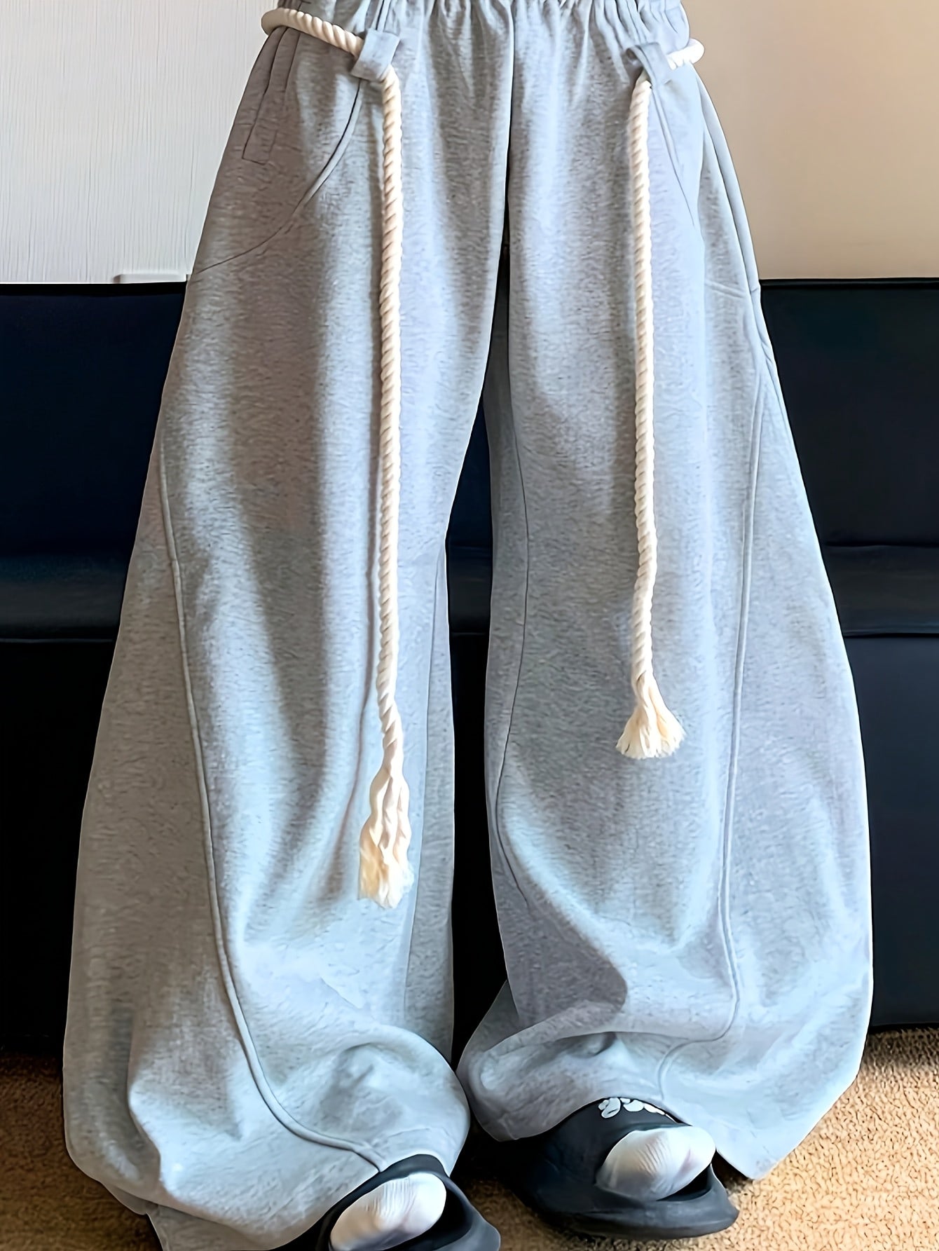 Men's Jogger Pants - Stretch With Pockets – Wide Leg – view 9