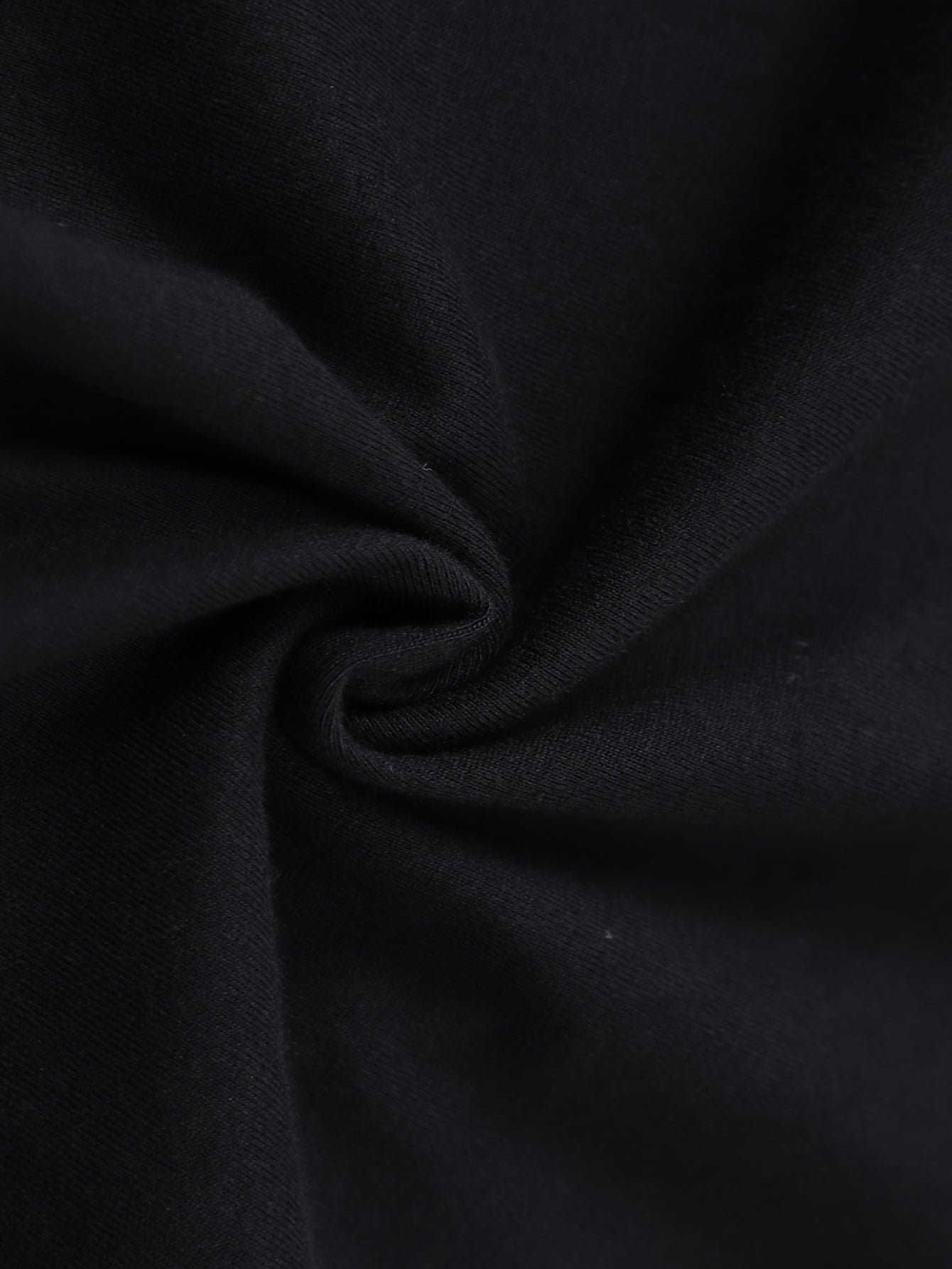 Men's Patriotic T-Shirt - Round Neck Short Sleeve Streetwear – Black detail view