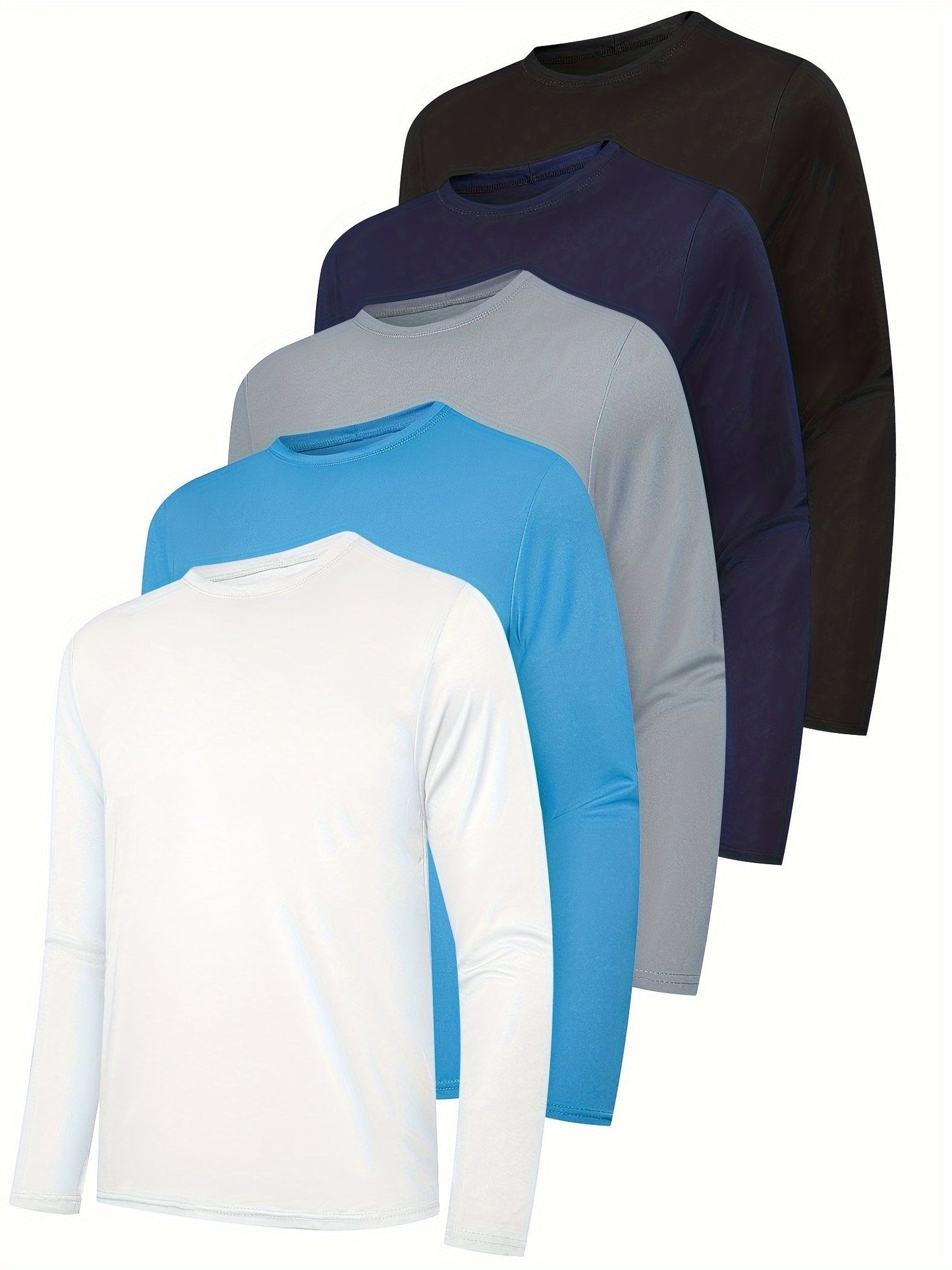 Men's Performance T-Shirt - Round Neck Long Sleeve – Sizes S–XXL – view 21