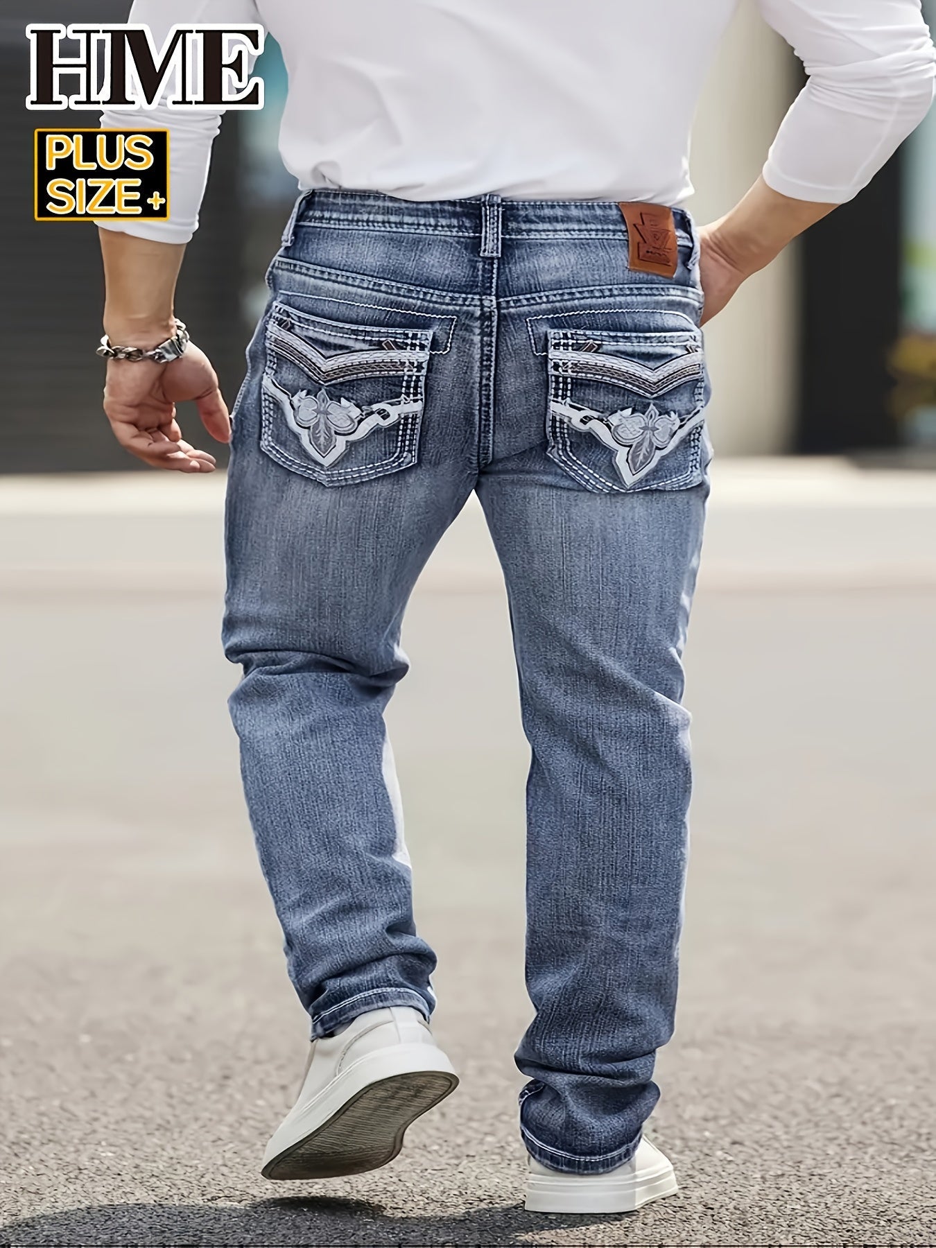 Men's Slim Fit Jeans - Classic Wash Clean Finish – High Rise – view 7