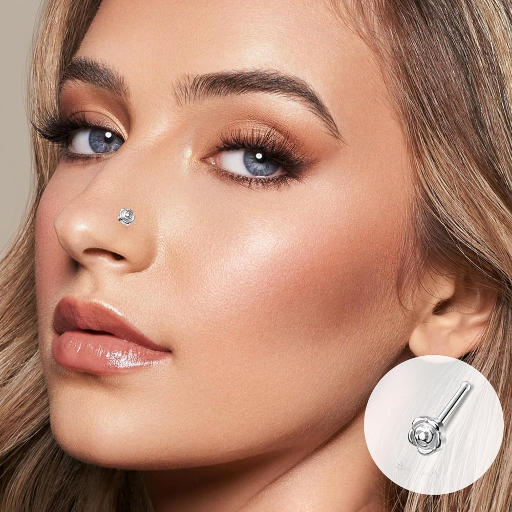 Piercing Kit - Professional Body 120pcs - Stainless Steel 14G 16G Belly Nose Lip Septum - product detail view 14