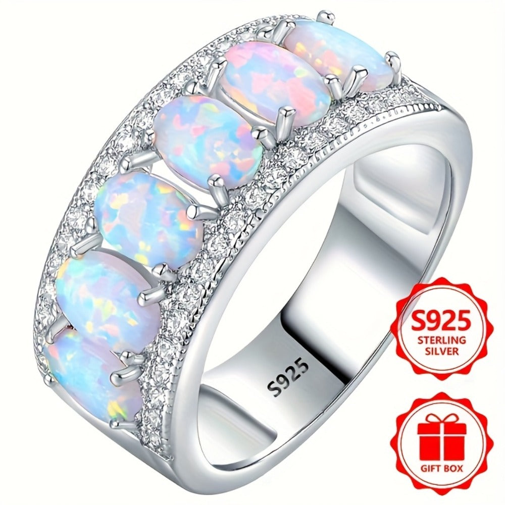 Rings for Women - 925 Sterling Silver Floral Ring for - Elegant Boho Flower Design with - product detail view 4