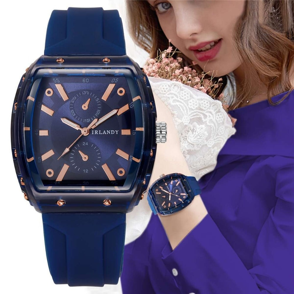 Men's Quartz Watch - 5-Piece 's Set Minimalist Sport Casual Wristwatch Alloy Case Silicone - product detail view 18