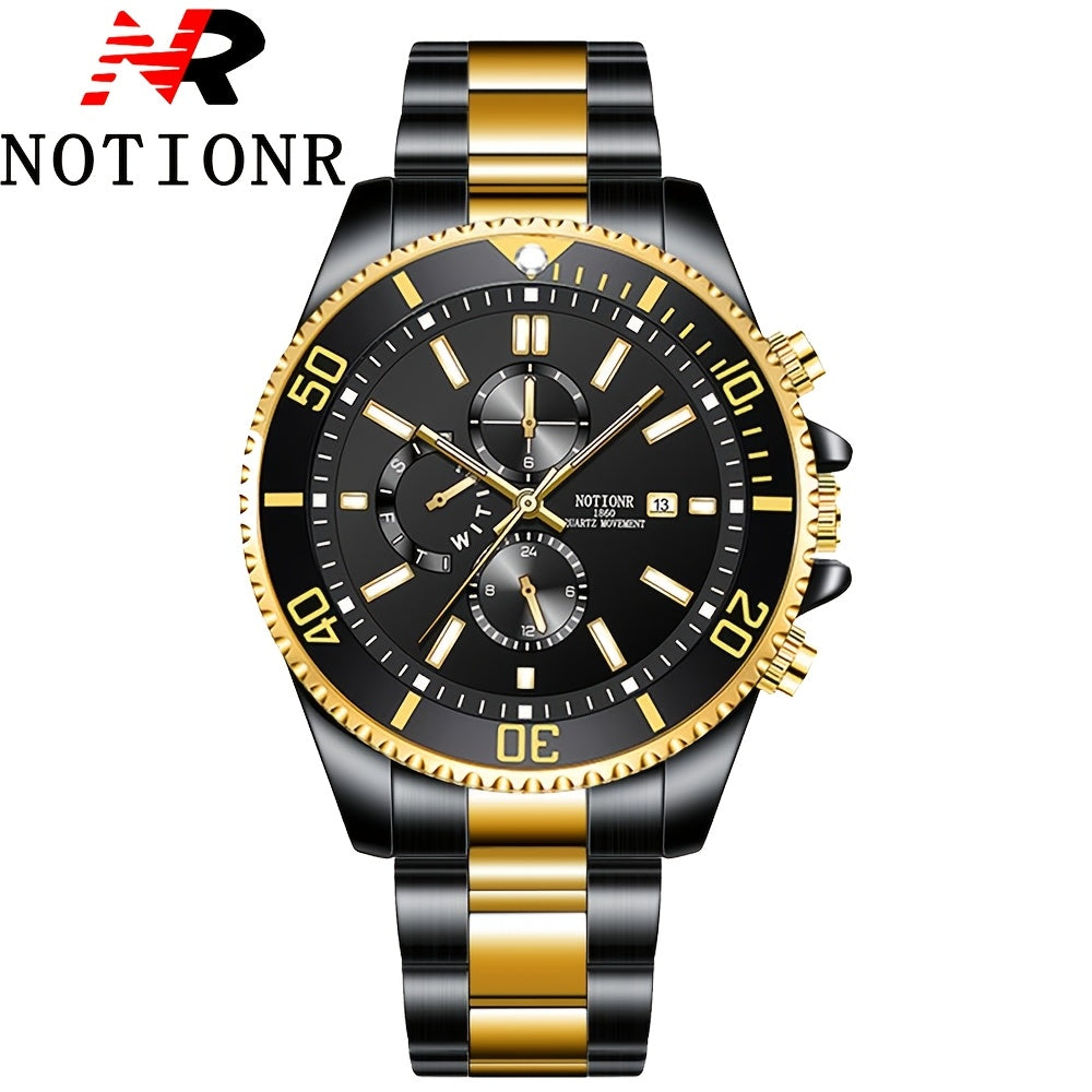 Men's Quartz Watch - 's Business with Calendar & Adjustable Strap - Versatile Analog Wristwatch - product detail view 36