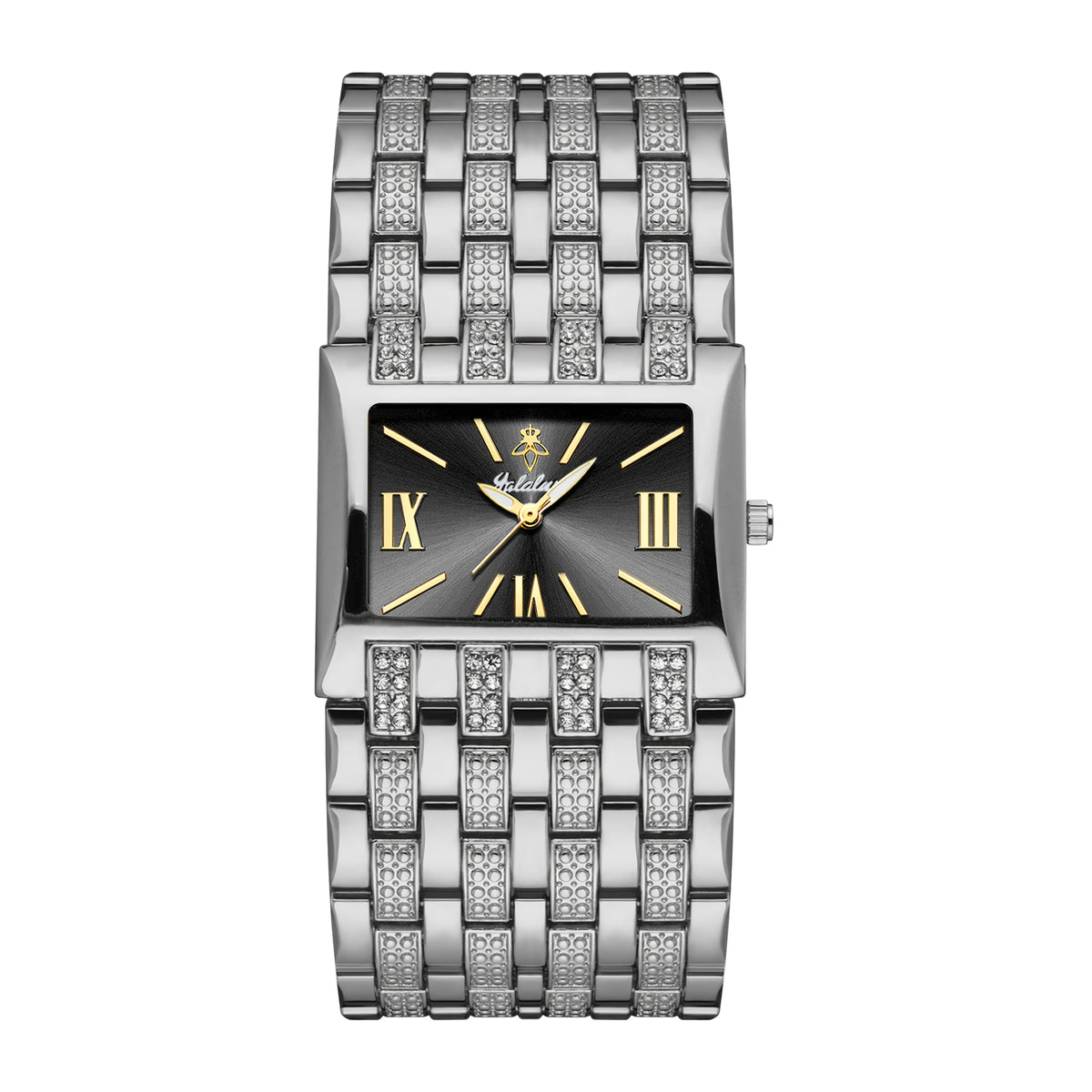 Men's Watch - 's Fashion Yalalusi Luminous Hands Rhinestone Dial Gold Silver Business - product detail view 22