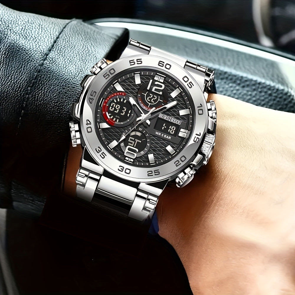Men's Watch - 's Luxury Business with Sapphire Crystal Elegant Dress Wristwatch - product detail view 9