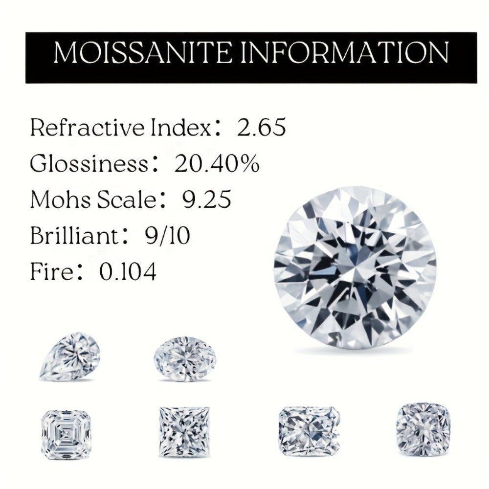 Stackable Rings for Women - Moissanite 925 Sterling Silver Ring for | 0.25 Carat Brilliant Cut - product detail view 8