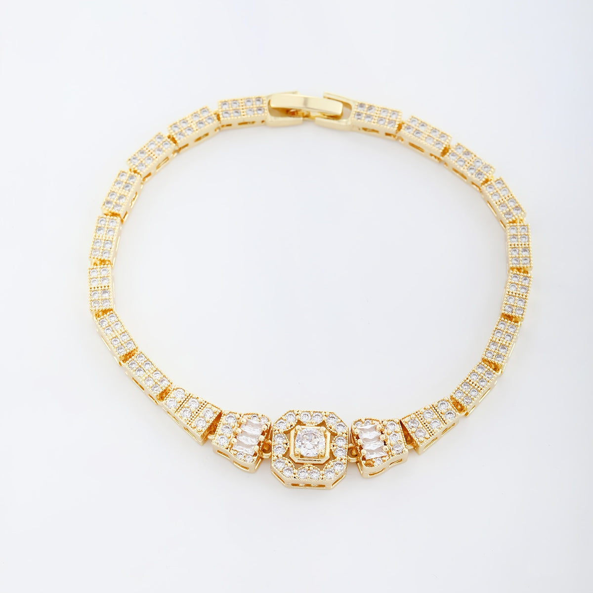 Tennis Bracelet - CZ 925 Sterling Silver Cubic Zirconia for Women Elegant Sparkling Zirconia - product detail view 21