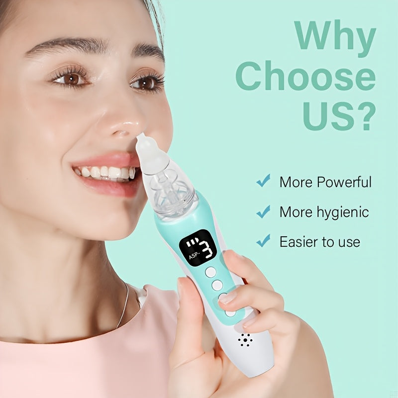 USB Rechargeable Nasal Aspirator - 3 Suction Levels and 3 Nozzles – view 5