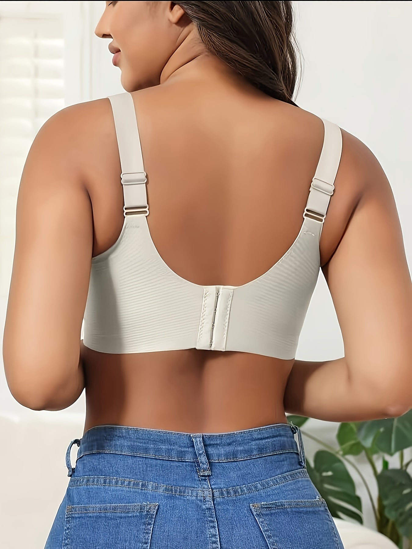 Women’s 3-Pack Wireless Bra - Soft Everyday Support – Multicolor Knit – view 15