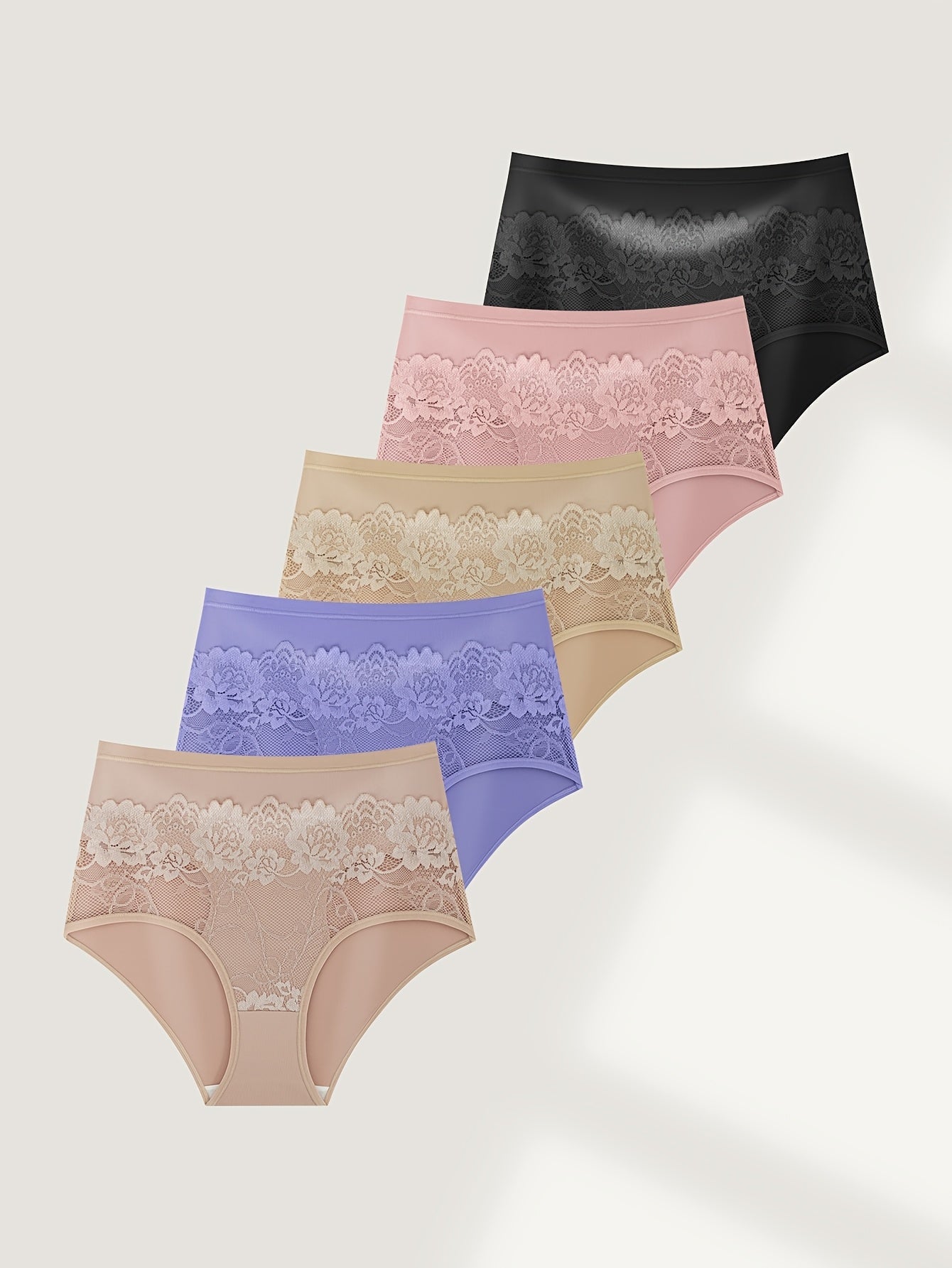 Women's 5-Pack High-Waist Briefs - Lace Everyday Comfort – view 6