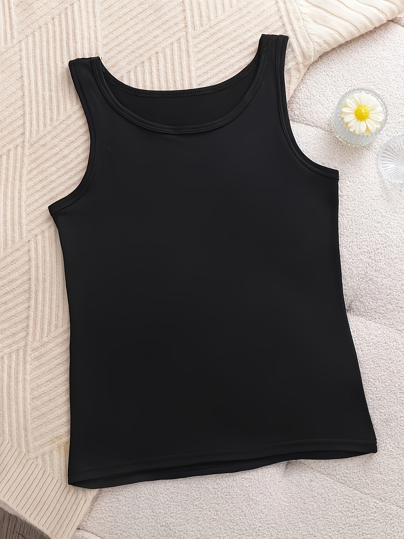 Women's 6-Pack Sheer Layering Tank Tops - Lightweight Sleeveless Multi-Color Set – view 16