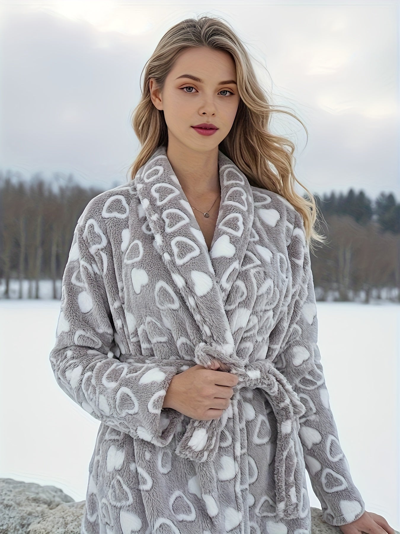 Women's Belted Robe - Belted Comfort – view 11