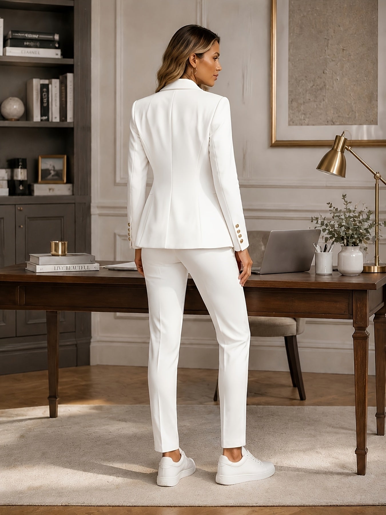 Women's Blazer Pantsuit Set - Business Matching Style 84 detail view
