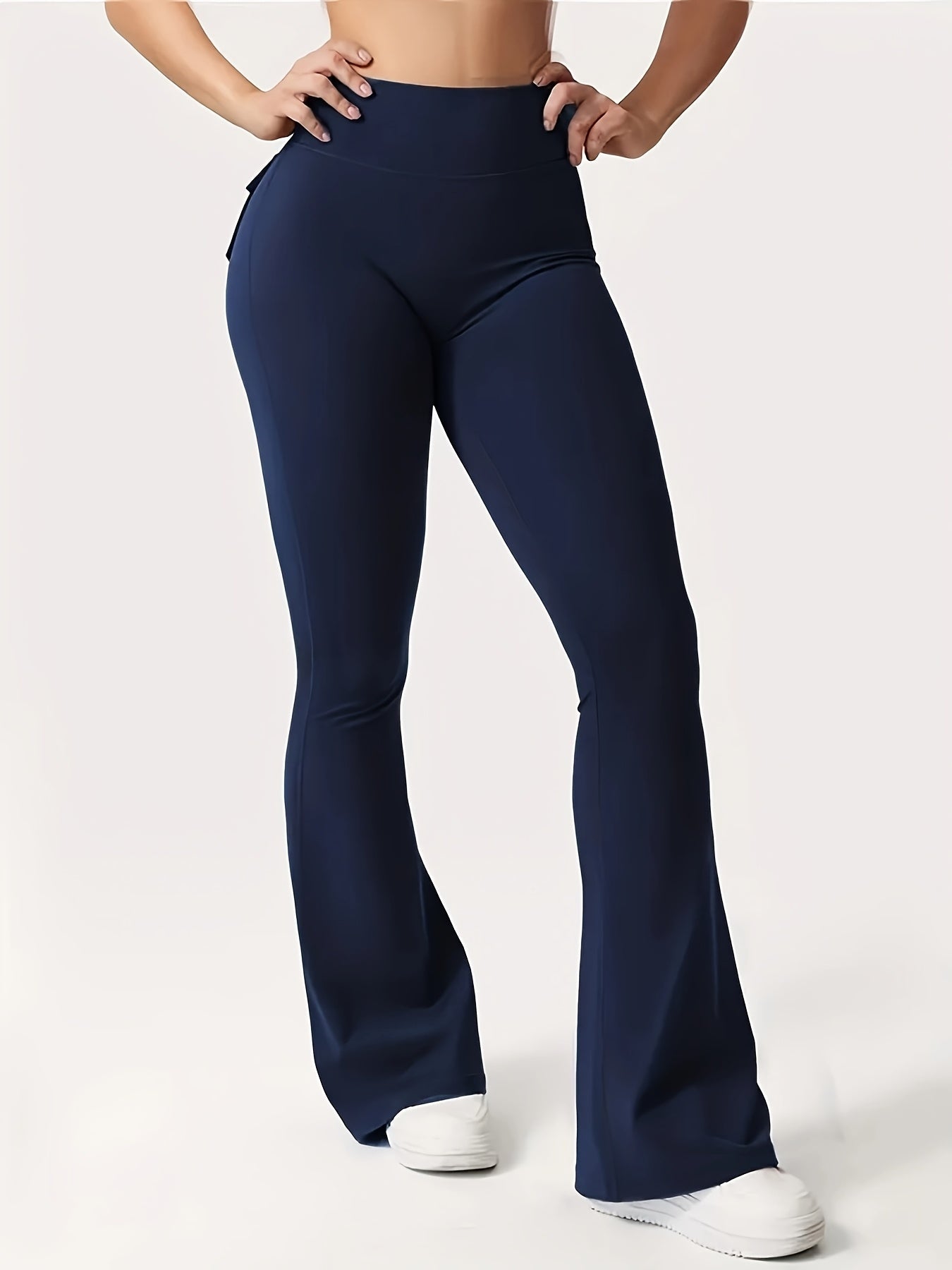 Women's Cargo Pants - High Waist Flared leg – view 38