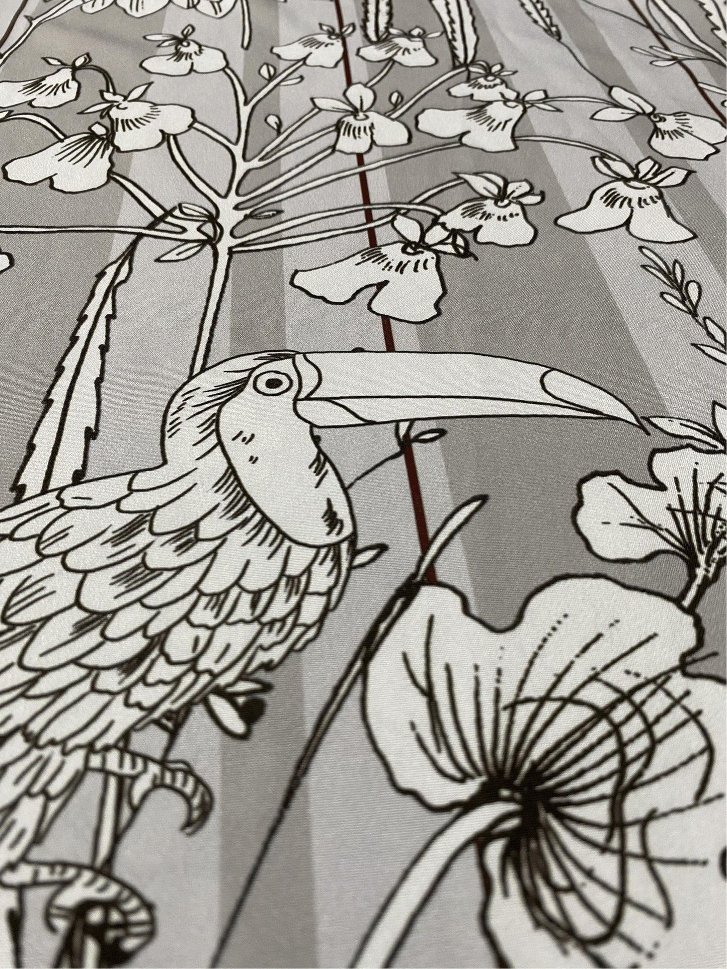 Women's Casual Overalls - Floral Print Full Length detail view