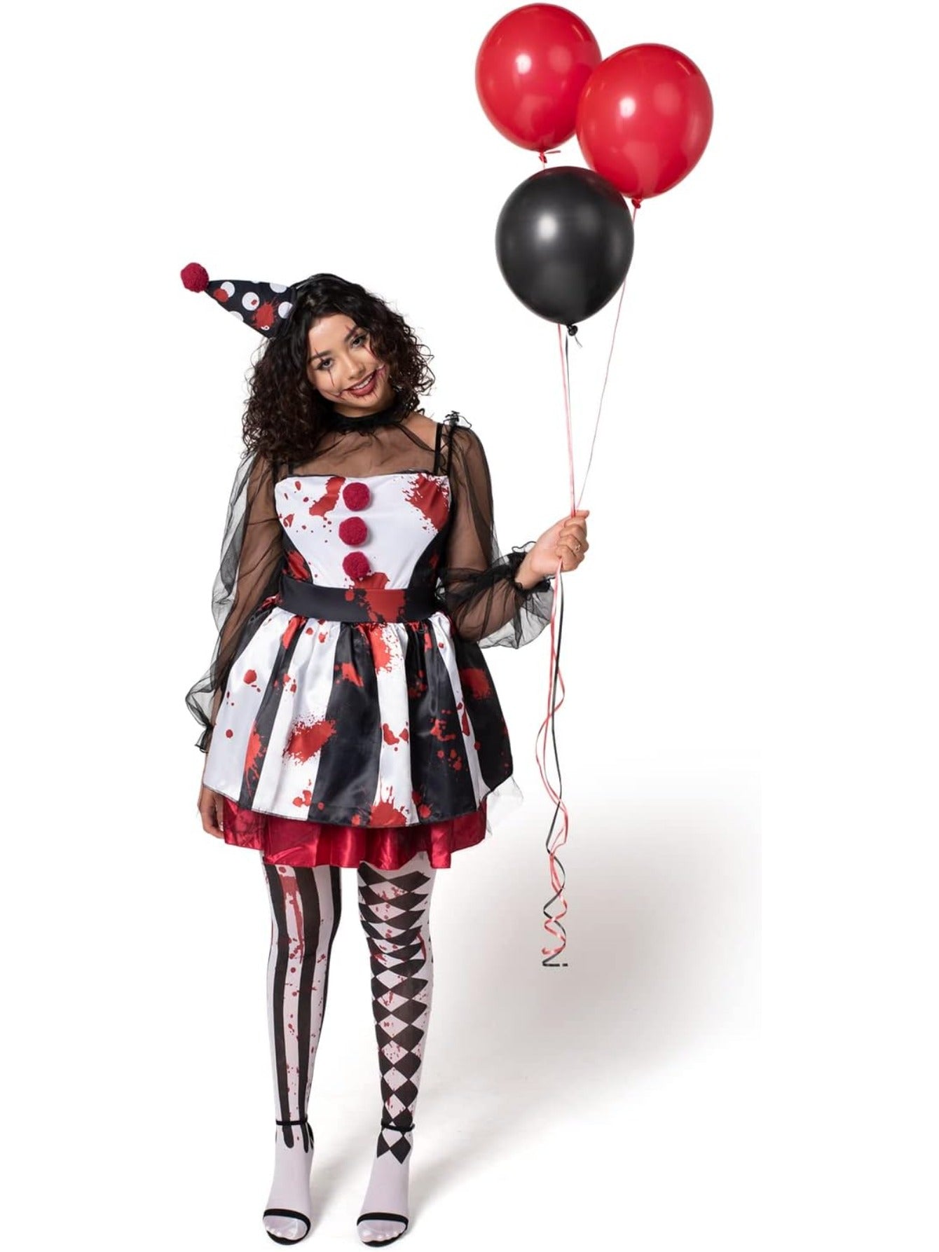 Women's Costume – Women's Mixed Color Polyester Dress – view 7