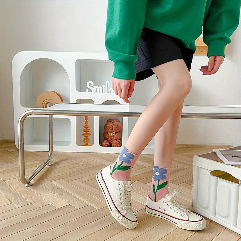 Women's Cute Print Socks - 5-Pair Pack – view 4