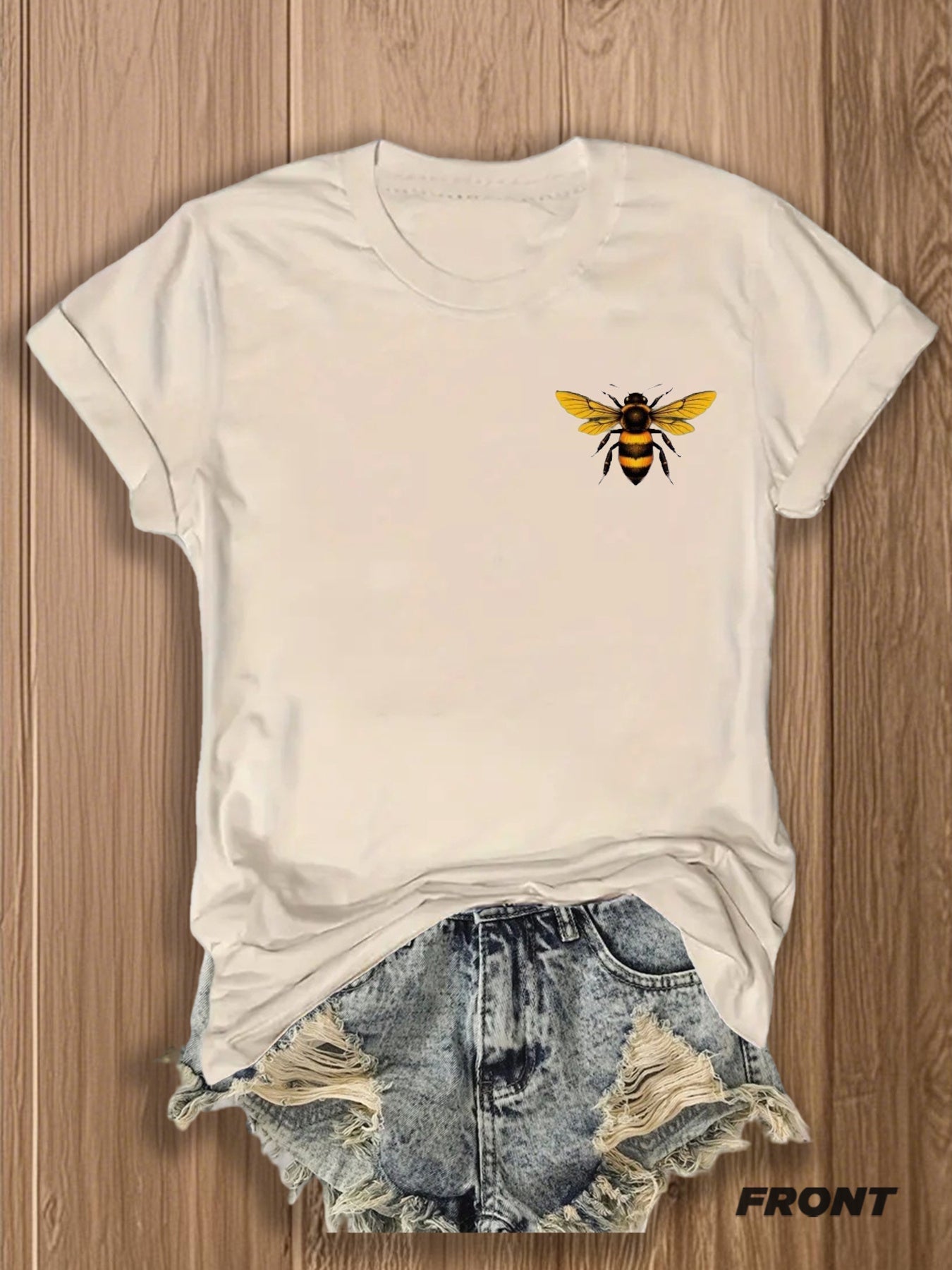 Women's Graphic Print T-Shirt - Regular Fit – 16-Variant Selection detail view