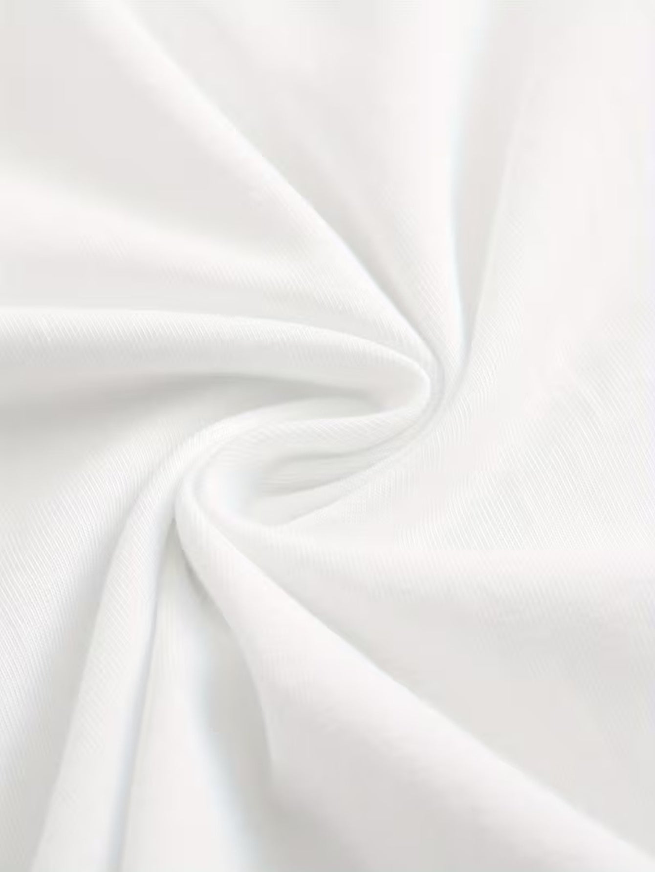 Women's Graphic Print T-Shirt - Round Neck Short Sleeve – White Knit Printed – view 9
